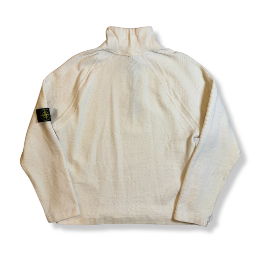 Stone Island Vintage 1/4 Zip Jumper - XL