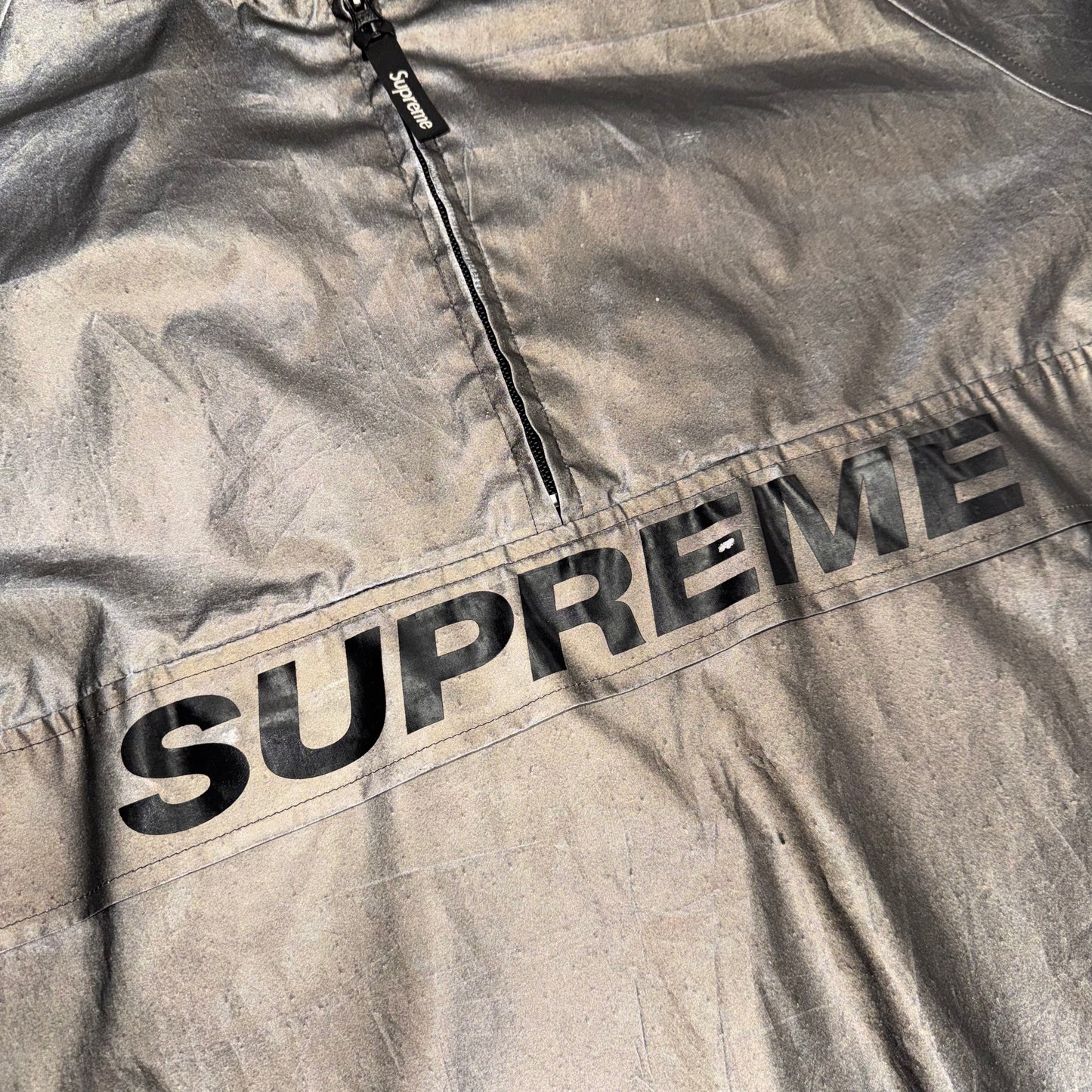 Supreme Reflective 1/4 Zip - M
