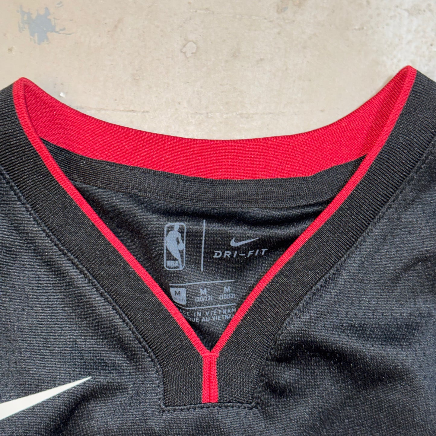 Nike Hassan Whiteside Black Miami Heat Jersey - Youth M