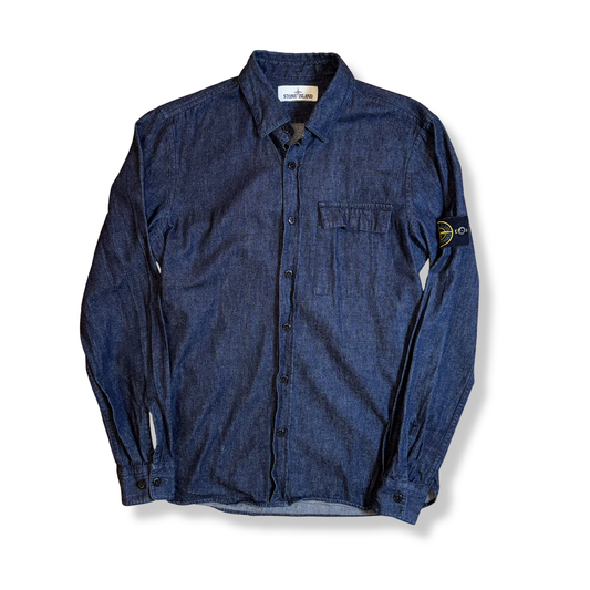 Stone Island Denim Overshirt - M