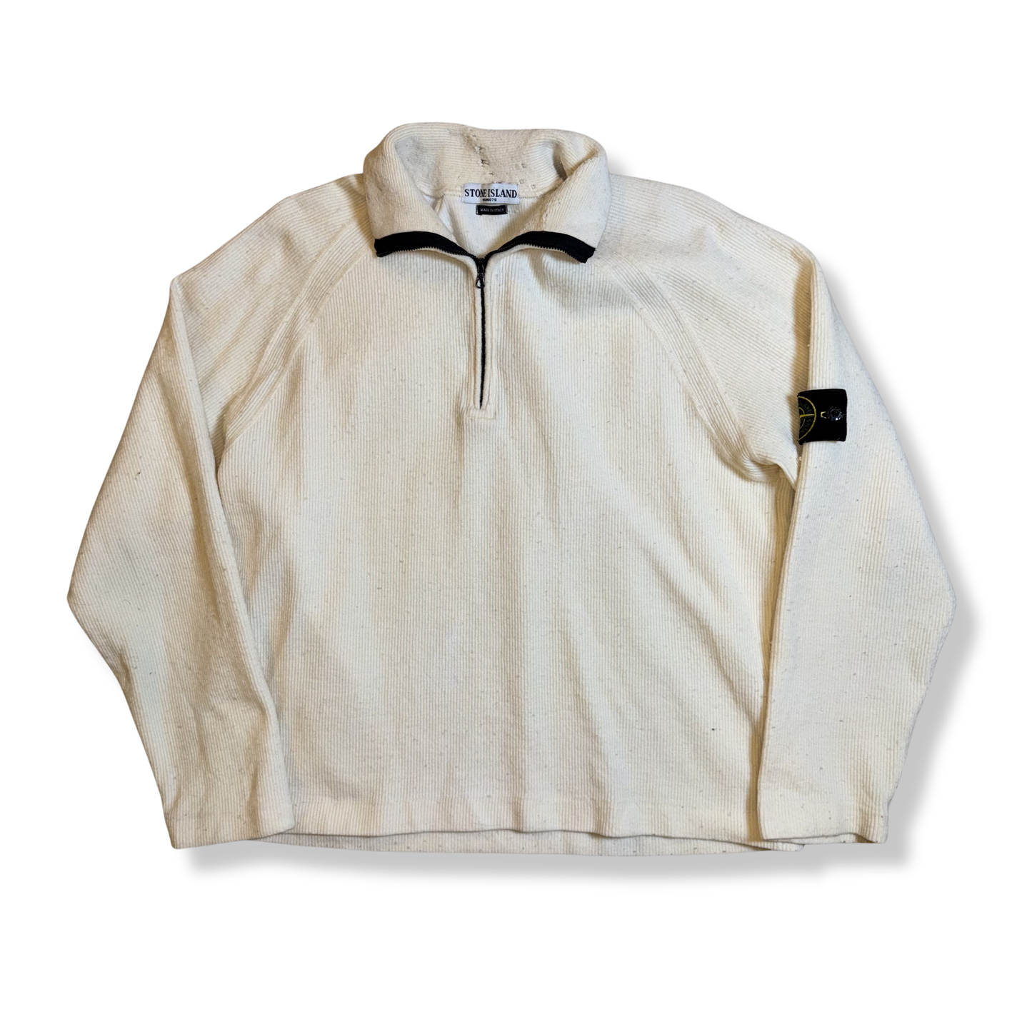 Stone Island Vintage 1/4 Zip Jumper - XL