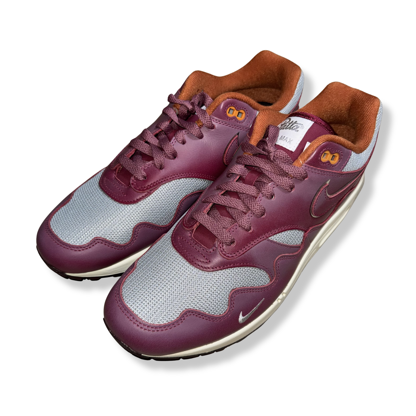 Nike Air Max 1 X Patta Waves Rush Maroon - UK10
