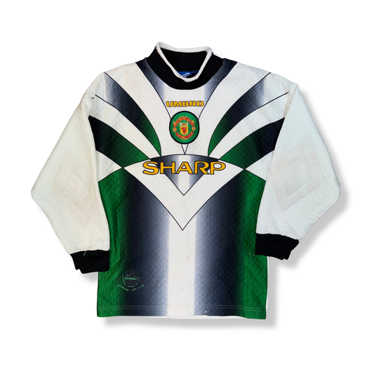 Umbro Vintage Manchester United 1996-1998 Goalkeeper Shirt - 12/13Y