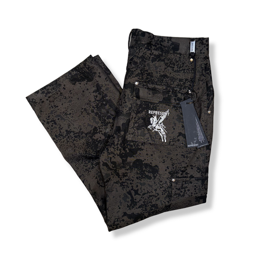 Represent Horizons Camo Cargos BNWT - L