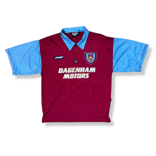 West Ham United 1995-97 Home Shirt - L