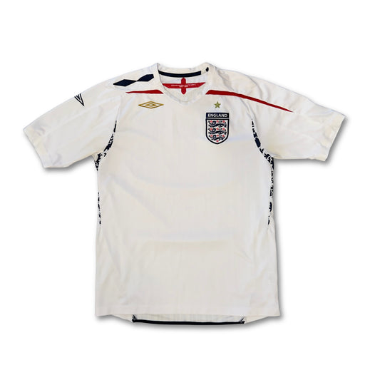 England Home Shirt 2007/09 - L
