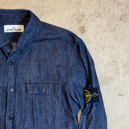 Stone Island Denim Overshirt - M