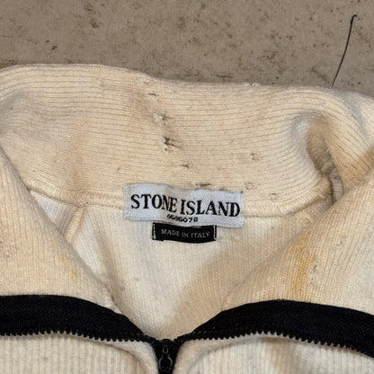 Stone Island Vintage 1/4 Zip Jumper - XL