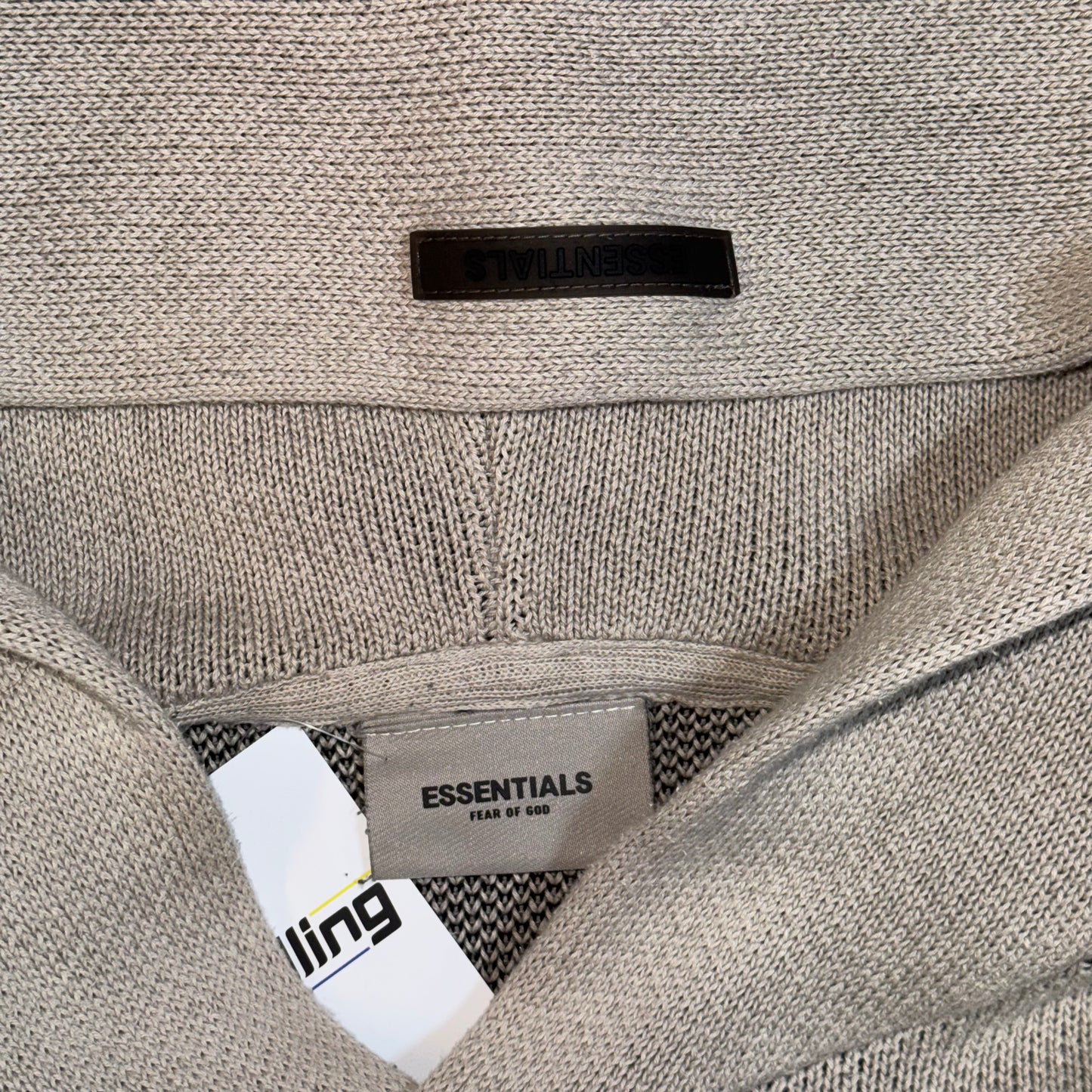 Essentials Knit Hoodie - L