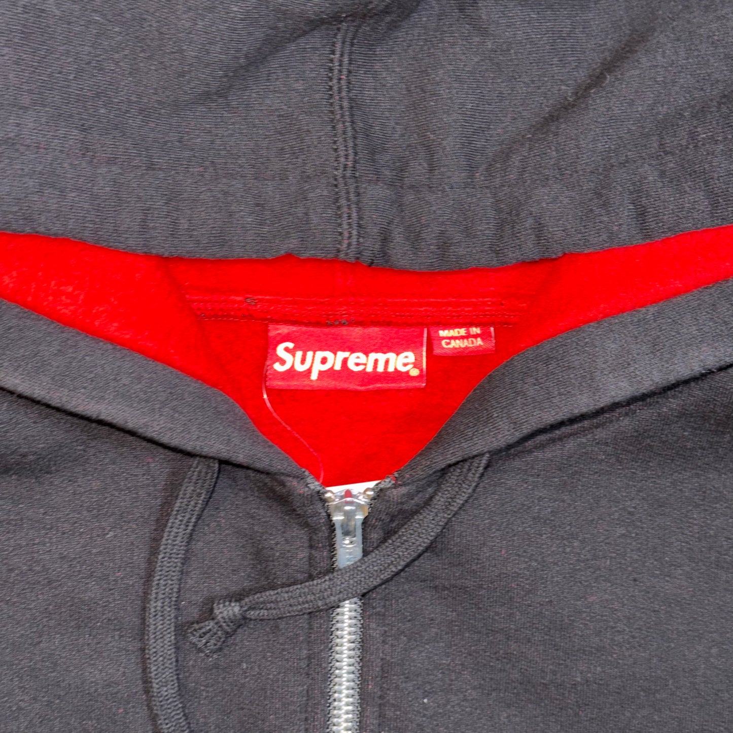 Supreme Zip Up Hoodie - M