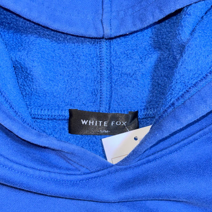 White Fox Logo Hoodie - M