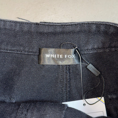 White Fox Cargo Trousers - L