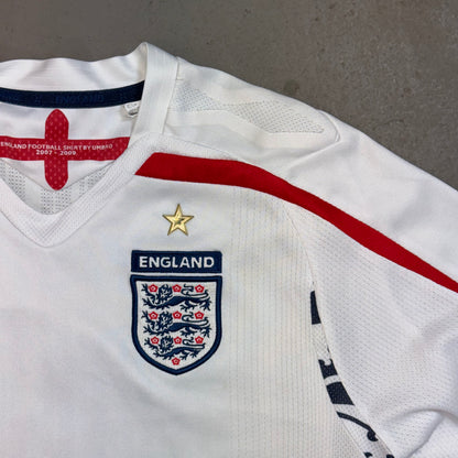 Umbro England 2007-09 Rooney Home Shirt - Youth L