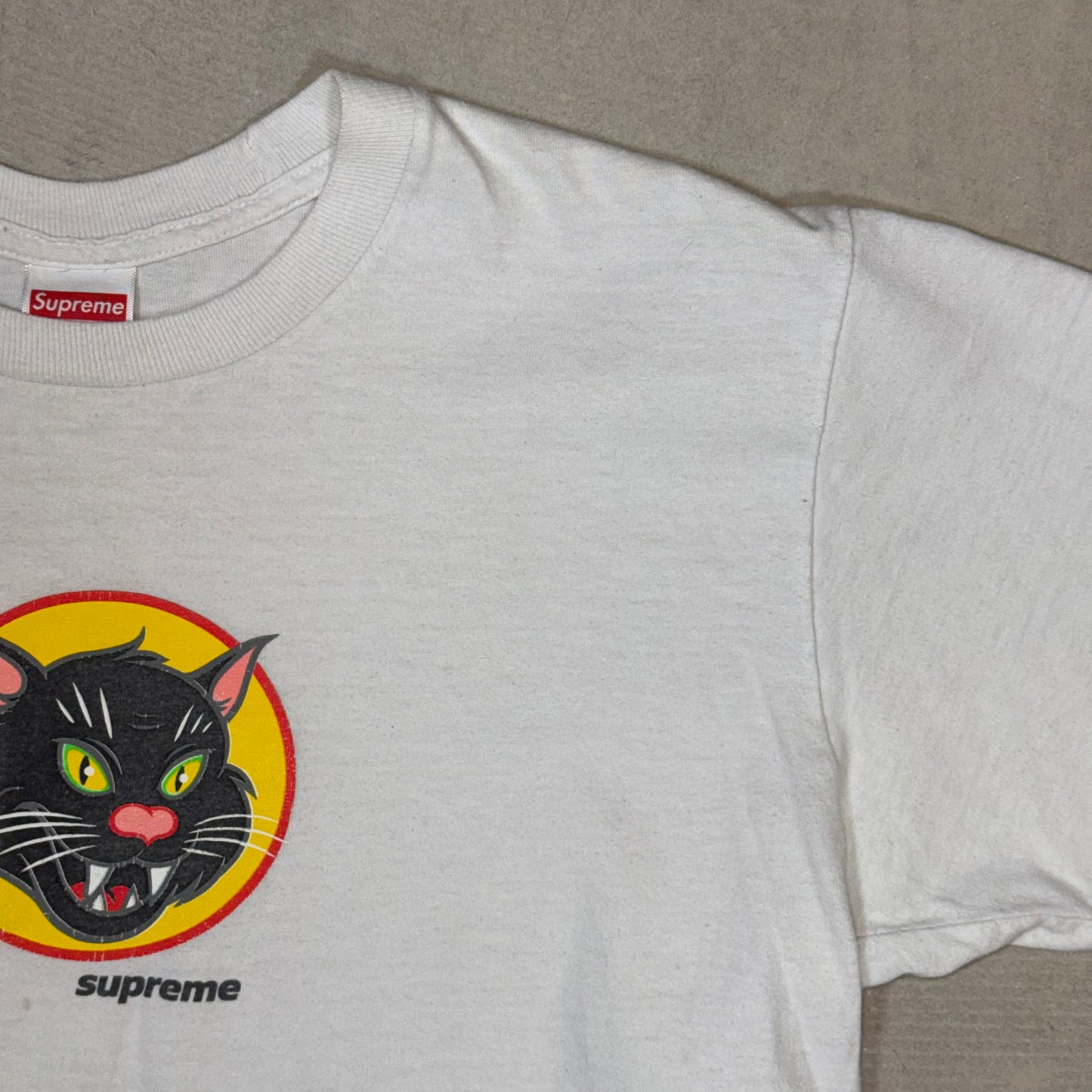 Supreme Black Cat Tee - M
